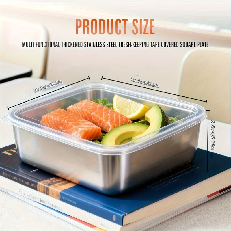 5pcs Stainless Steel Food Cont - Camping Cooking Organizer review and price