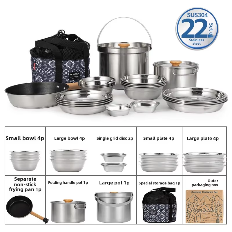 NOBANA Newest Outdoor Stainles - Camping Cooking Organizer review and price