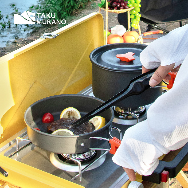Camping Cookware Set Outdoor C - Camping Cooking Organizer review and price